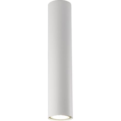 Plafoniera Moderna A Cilindro Dag 1 Luce Gu10 In Ferro Laccato Bianco (1/3)