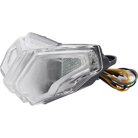 Motorrad-LED-Rücklichteinheit mit Bremsleuchte und klarer Linse, passend für DUCATI 848, 1098, 1198 (2007–2013) (1/5)