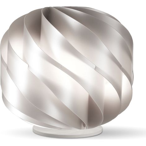 Lampada da Tavolo LAP Silver in Plastica Cm. 40 x 39 h (1/2)