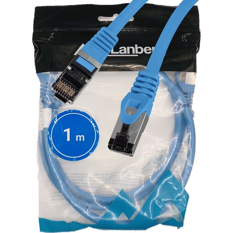 LAN-Internetkabel RJ45 Patchkabel Cat.8.1 SFTP blau 1 m (1/5)