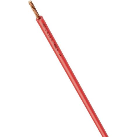 [NEUWERTIG] B-Ware Lapp Einzelader Leitung Kabel H07 V2 K 2.5mm² Rot 100m Kupfer Polyvinylchlorid