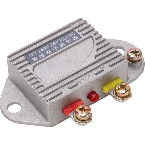 SIXRUN Régulateur de Générateur de Véhicule Régulateur électronique en Alliage D'aluminium de Haute Précision pour EQ140 28V 1 X de Générateur de Véhicule, adapté au Chargeur de de EQ140, Chargeur (1/5)