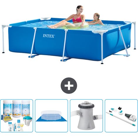 Rechteckiger Frame Pool - 220x150x60 cm - 5-teilig S20819 (1/5)