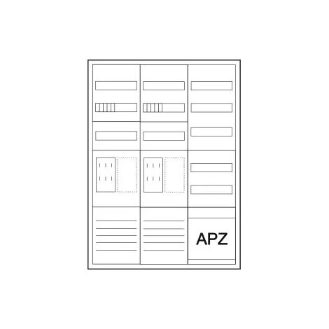 Eaton Zähler-Komplettschrank für eHZ, ohne Bestückung, 191014 (1/2)
