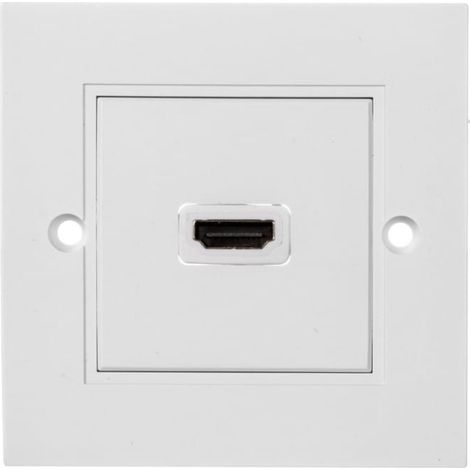Presa HDMI bianca da incasso con connettore HDMI 51722