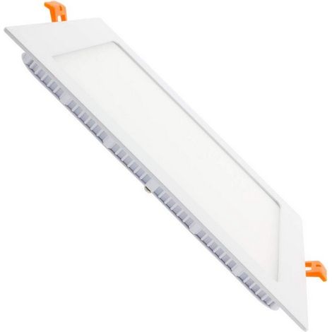 Placa LED 18W Cuadrada SuperSlim Corte 205x205 mm 6000K Blanco Frío (1/5)