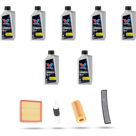 Kit tagliando 4 FILTRI e 7L OLIO compatibile con Bmw serie 3 (E46) 320i ci 110kw dal 1998 (1/5)