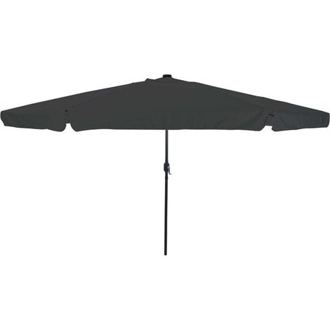 Parasol de jardin Anthracite 395 x 395 x 245 cm Polyester