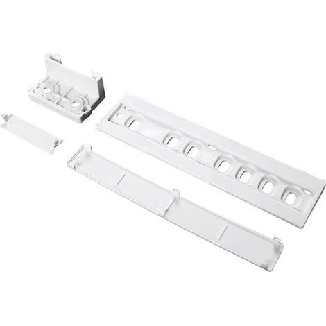 Glissière universelle intégrée pour porte de réfrigérateur congélateur avec barquettes et clips, glissières de porte de réfrigérateur intégrées, rails coulissants de réfrigérateur, pour différents (1/5)