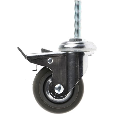 Roulette industrielle Pivotante Guitel Hervieu, Acier galvanisé, Ø 80mm, 70kg ( Prix pour 1 )