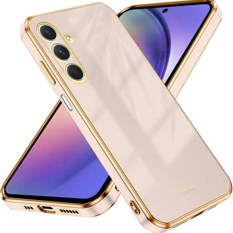 Funda para Samsung Galaxy A54 5G, Glamour CamShield, rosa (1/3)