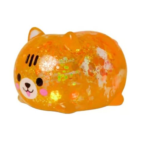 Jouet à pince Mini Glitter Chien KAESI Soulagement du stress Jouet sensoriel Boule à sucre pour chien doux à montée lente Jouet anti-stress (Couleur aléatoire 1 pc) Random Color (1/5)