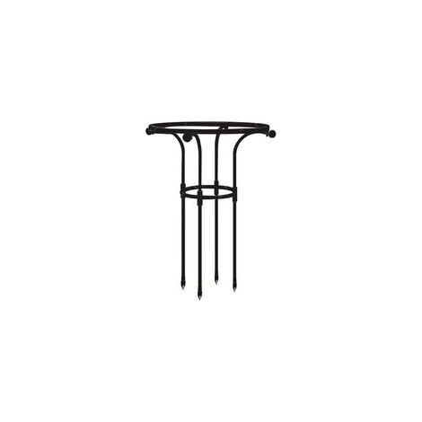Treillis pour plantes grimpantes de jardin - support de vigne en treillis noir (hauteur 65 cm diamètre 20 cm) (1/4)