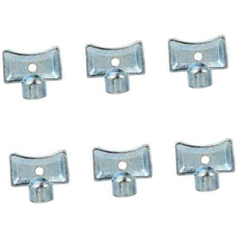 Ensemble de 6 outils de purge de radiateur, clé de purge de radiateur, tuyau de vidange, compatible avec une variété de radiateurs, facile à utiliser et durable pour améliorer l'efficacité (1/5)