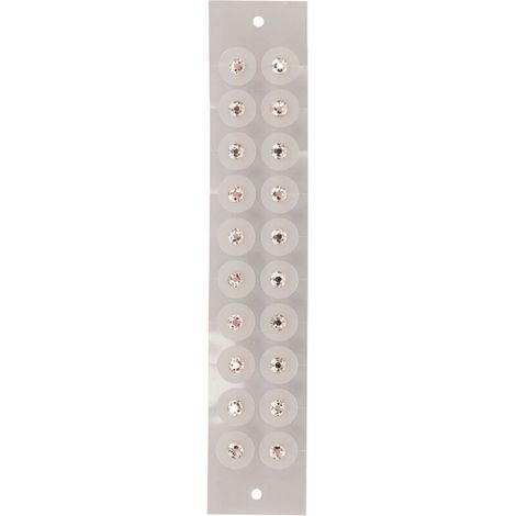 20 Pastilles d'Acupuncture Auriculaire Jetables avec Cristaux pour Massage et Guérison Rapide (1/5)