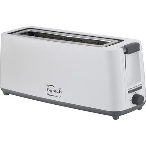 SYTECH tostador boca extra larga 900w , Tostador boca extra larga 900WMarca SytechTostadora con ranura extralarga y ancha para todo tipo de panSelector electrónico de t (1/3)