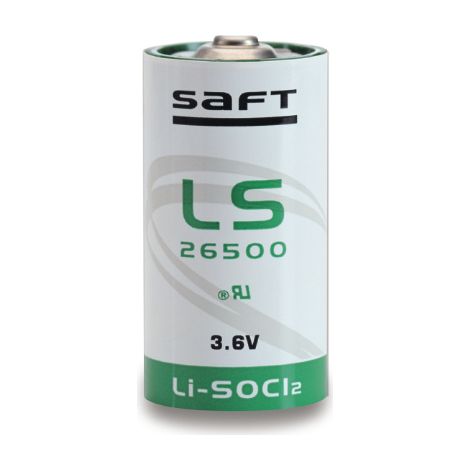 Pila al litio - cloruro di tionile (li-socl2) 3,6V 7,7Ah Saft LS26500 - C (1/2)