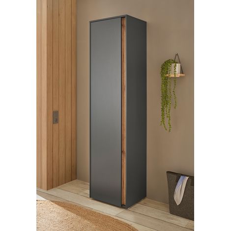Garderobenschrank in anthrazit mit Eiche CRISP-61 (1/5)