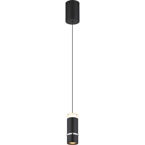 Esszimmerlampe Pendelleuchte Hängelampe LED Metall Schwarz Höhenverstellbar