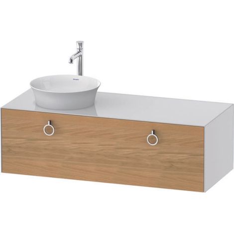 Duravit White Tulip, Waschtischunterbau wandhängend, Breite 1300 (1/2)