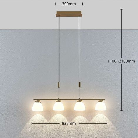 [NEUWERTIG] B-Ware Lindby Led Pendelleuchte Wohnzimmerleuchte Deckenlampe Deckenlampe Deckenlicht