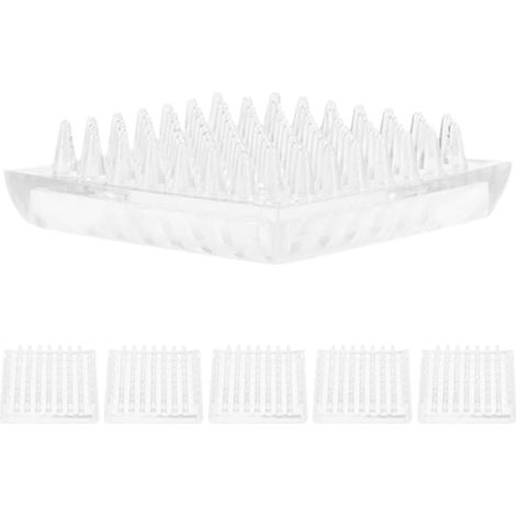 Lot de 6 patins antidérapants carrés en plastique pour meubles et (1/5)