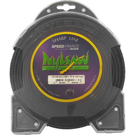 Blister filo Nero Seghettato diametro 3 mm Lunghezza 37 metri