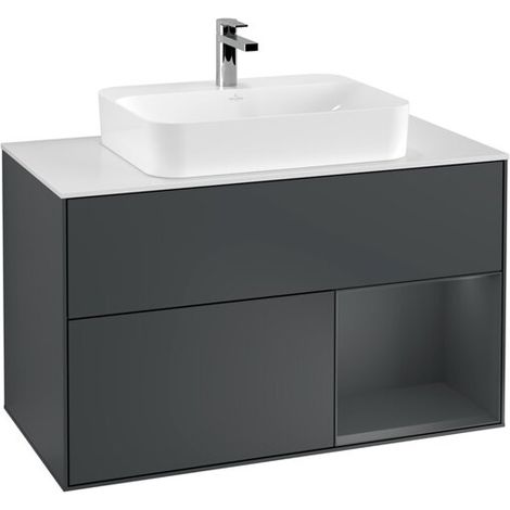 Villeroy & Boch G371HGHG Armoire sous lavabo Finion G37 (1/2)