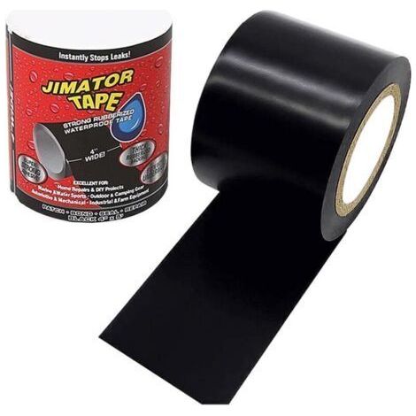 Ruban étanche noir,2pcs Tape Waterproof,Ruban en silicone auto fusionnant, ruban isolant et bande d'étanchéité,D'étanchéité qui Colle et Répare Quasiment Tout-- (1/5)