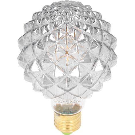 Ampoule G95 vintage 4W, lumière chaude 2700K, aspect ananas, filament, pour salon/salle à manger, 220V (1/5)