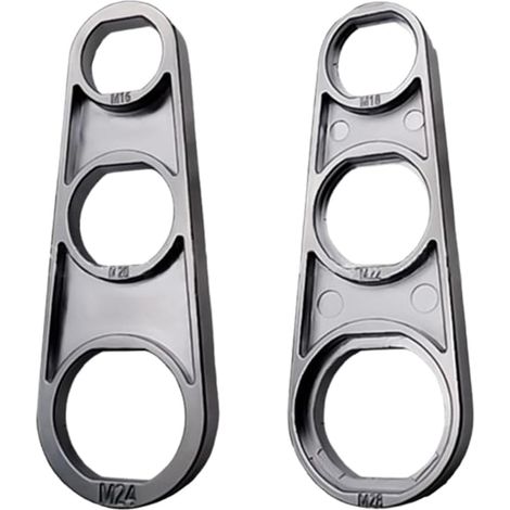 1 clé pour aérateur de robinet 3 tailles, alliage de zinc durable, outil de retrait de bec facile à prendre en main pour cuisine et salle de bain (1/5)