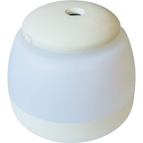 Mini-Diffusoren für ätherische Öle, kleiner, über USB aufgeladener Luftbefeuchter mit kühlem Nebel, 150 ml, mit 7-farbigem LED-Licht und automatischem Abschaltmodus für Schlafzimmer, Büro (weiß) – Fei (1/5)
