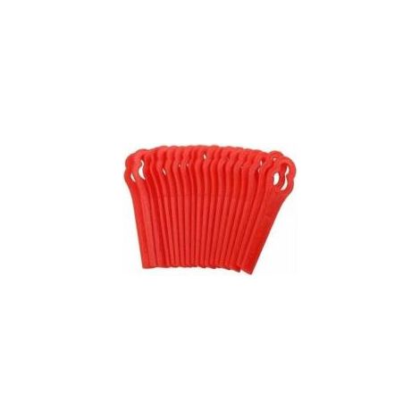 100Pcs Lames de Rechange Coupe Bordure LIDL,Gros Trou 10mm,Petit Trou 5mm - (1/4)