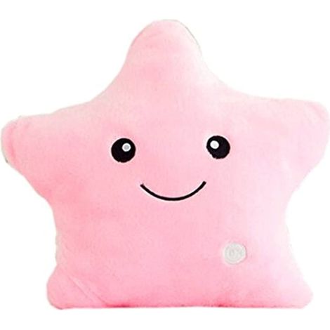 Coussin Étoile LED - Lumineux avec Lumières Changeantes - Pour Chambre Enfant ou Décoration de Fête - 1 Pièce (1/3)