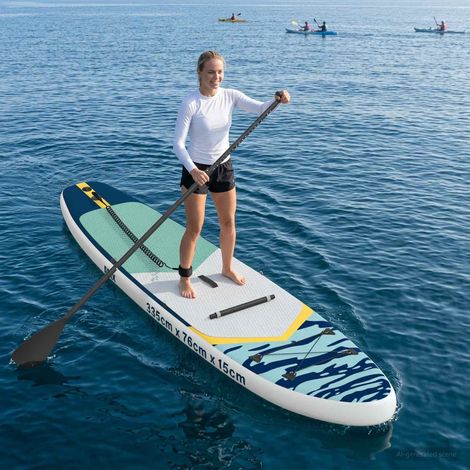 Teenpull – SUP Board mit Sitz 2-in-1 APEX 335 x 76 x 15 cm Blau für (1/5)