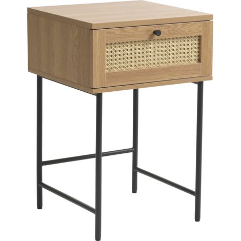 Selsey Mogest - Mesita de noche - 45 cm - Beige (1/5)