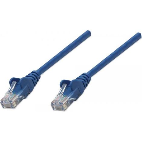 INTELLINET CAVO PATCH DI CATEGORIA 6 - 350 MHZ UTP BLU col. Blu - 2 mt. (1/4)