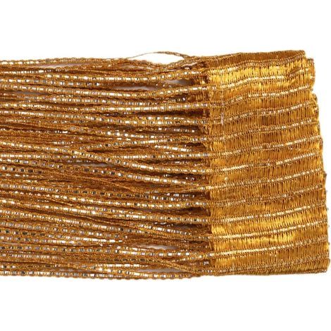 Rideau de porte à pompons, rideau de porte à fils, rideau de porte à fils brillants, cloison de fenêtre, rideau de fenêtre avec panneau décoratif de séparation à pompons, adapté à la maison, au mariag (1/5)