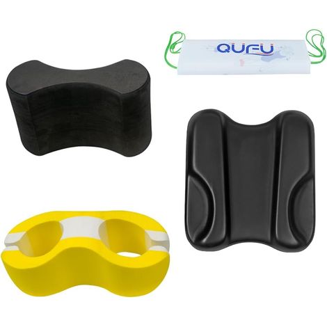 EVA Swimming Training Set - 3 Sets - Pull Buoy, Swim Board and Side Foot Board for Upper Body and Core Strength, Ideal for Swimming Training for (1/5)