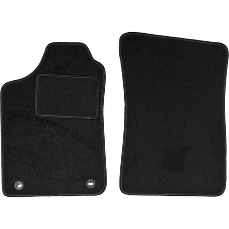 Tapis avant noirs pour : Renault 19 cabriolet, berline, berline, chamade (1988-1996) (1/5)