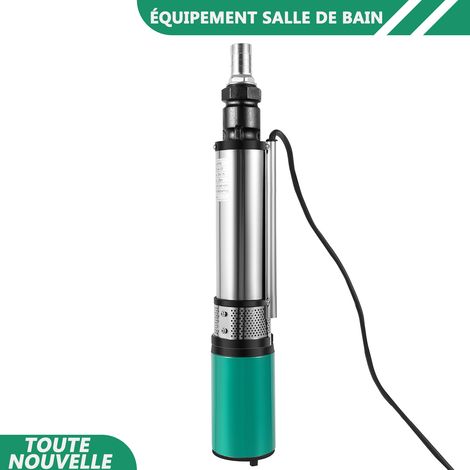 Pompe à eau submersible de puits profond solaire 320W DC24V 5000r/min pour l'apport d'eau (1/5)