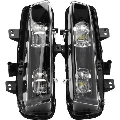 Jeffergarden Paire de phares antibrouillard LED LR026089 Remplacement de pare-chocs avant pour Land Rover Range Rover Evoque 20122015 (1/4)