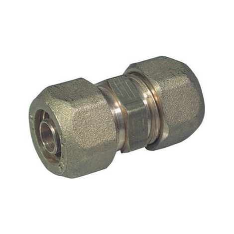 RACCORDO DIRITTO DOPPIO PER TUBO COBRA-PEX- 18- TIEMM- pezzi 1