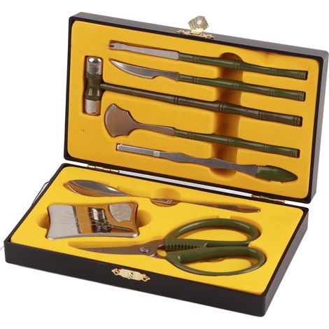 8 Pièces Outils à Crabe et Homard en Acier Inoxydable, Set d'Ouvre-Fruits de Mer Cadeau (1/5)