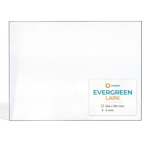 Vitre Evergreen LARK - Verre Rectangle pour poêle à bois - 254 x 190 mm (L1 x H1) - 4 mm (1/5)
