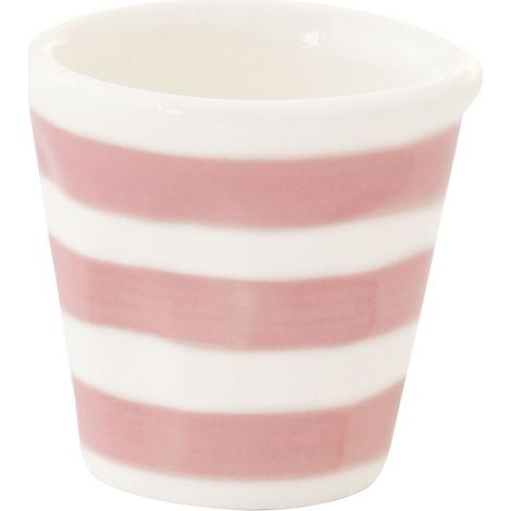 Tassendeckel aus handbemalter Keramik, 60 ml Farbmix Pink - Pozzi Milano Spa