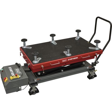 Sealey EVBT1200 High Lift EV Battery Lift/Hydraulic Platform Truck 1200kg Capacity (1/5)