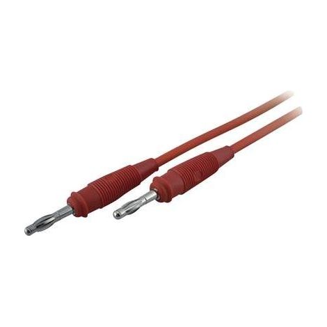 Sks-Hirschmann SML 100/1 Cordón de medida rojo profesional
