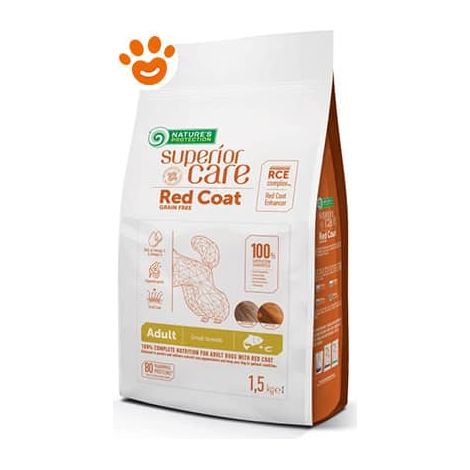 Natures Protection Dog Superior Care Manti Rossi Adult Small Breeds con Salmone - Sacco 10 Kg -
