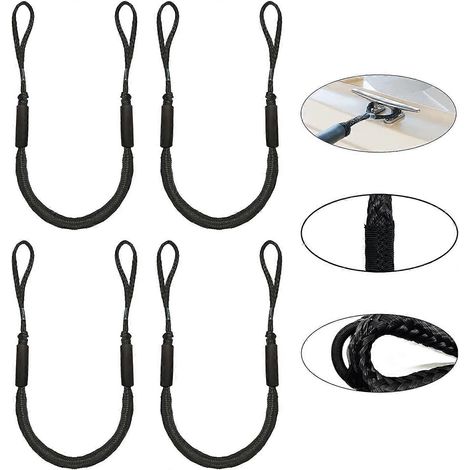 Lot de 4 amarres élastiques pour quai (1/5)